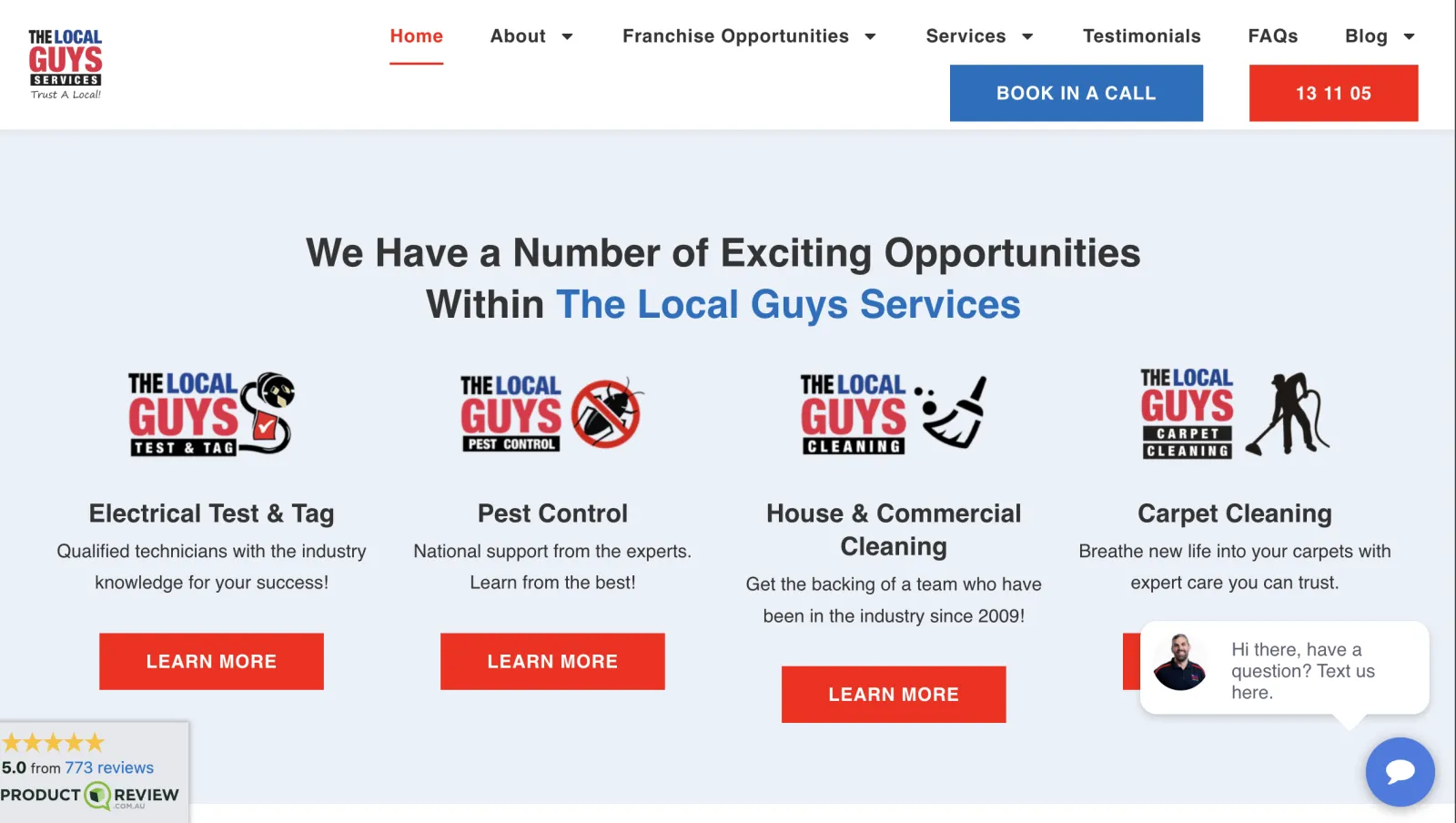 The Local Guys franchise partner testimonials