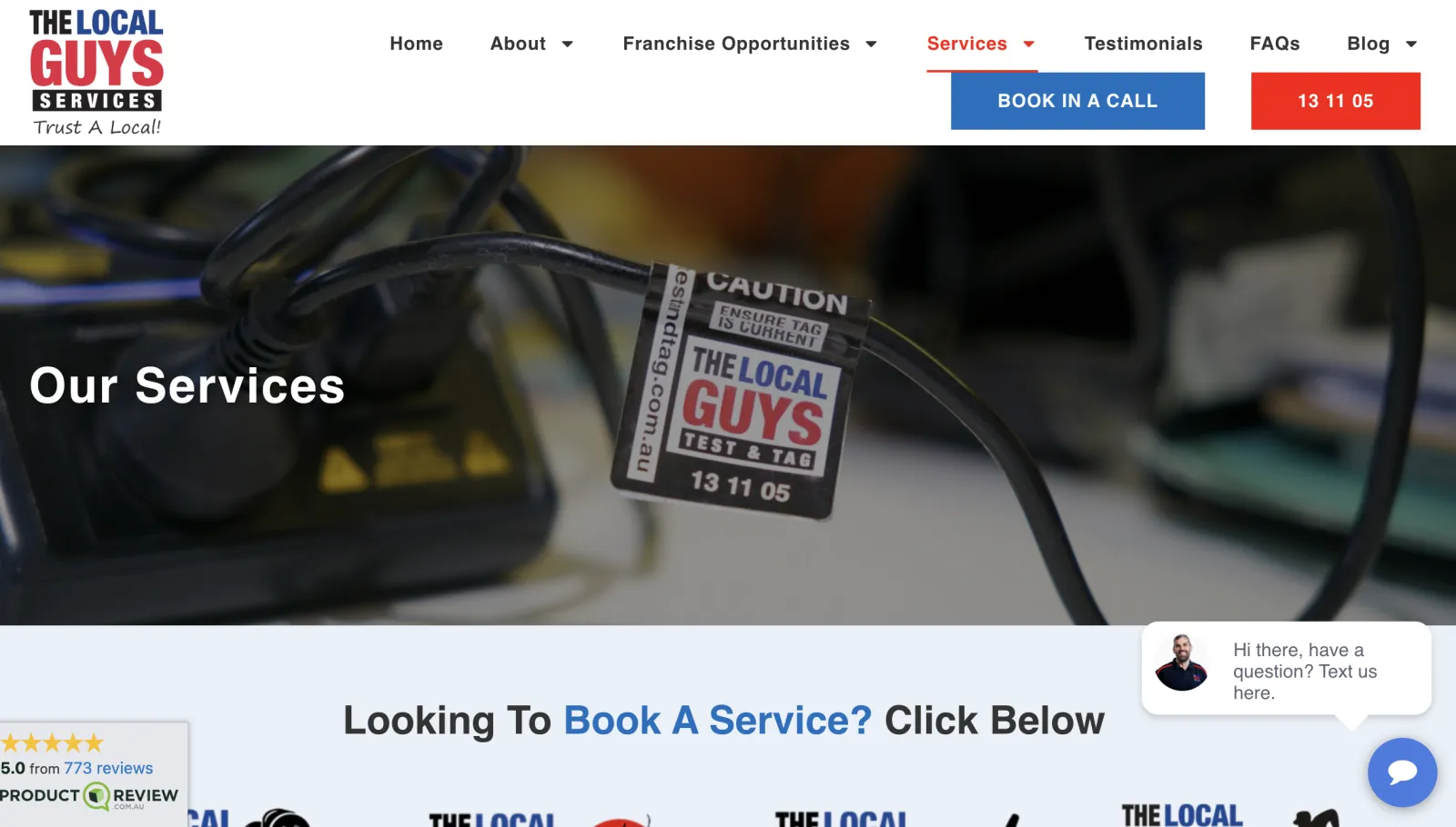 The Local Guys franchise enquiry experience
