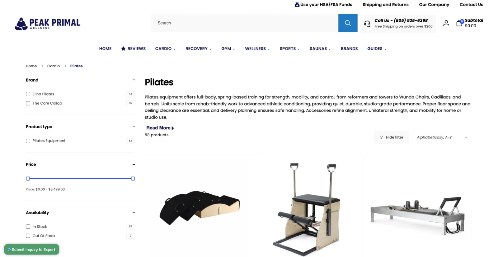 Peak Primal Wellness product details and purchase options