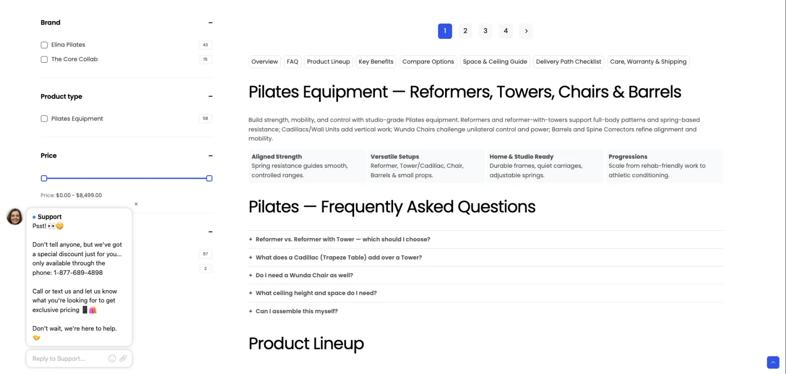 Peak Primal Wellness trust-building storefront section