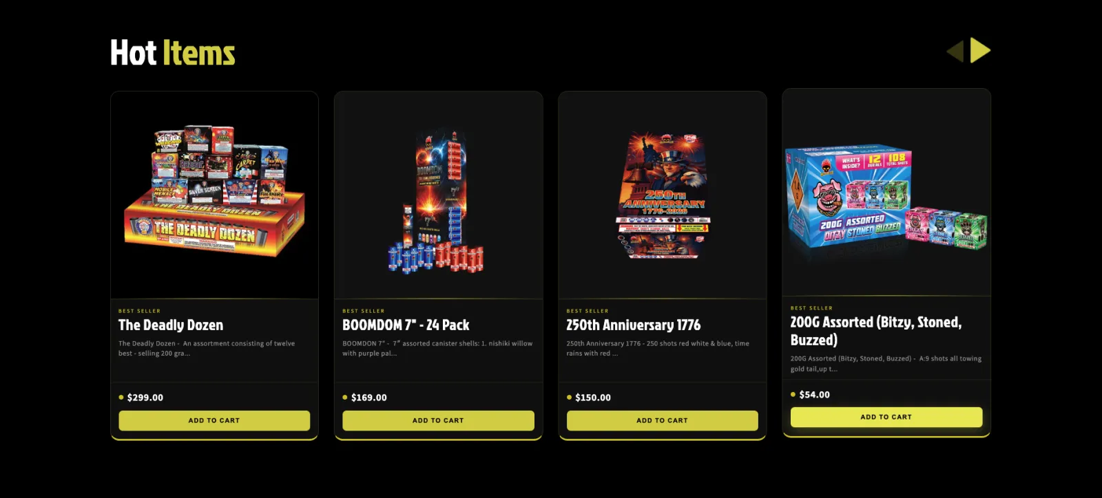 Wild Bill's Fireworks reviews and content sections