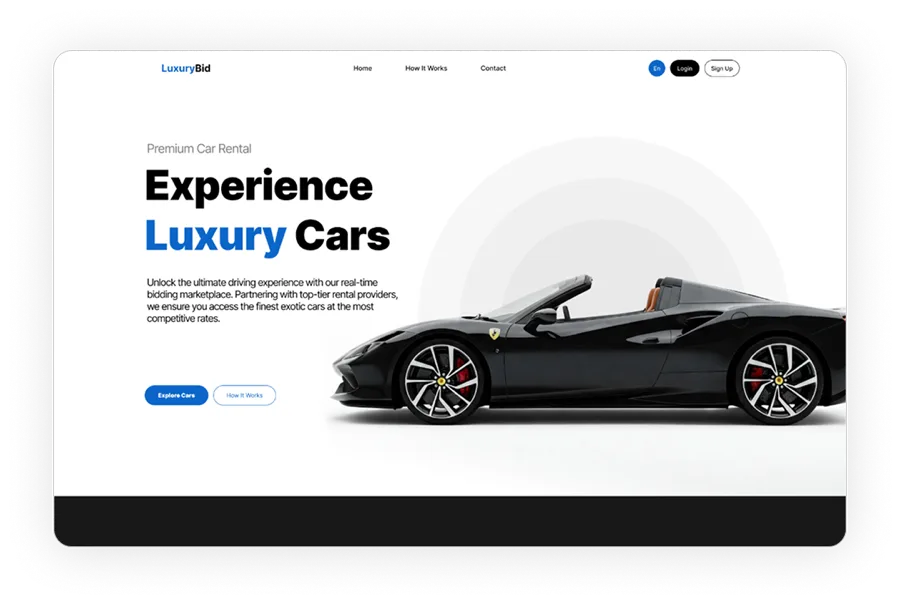 Luxury Bid project preview