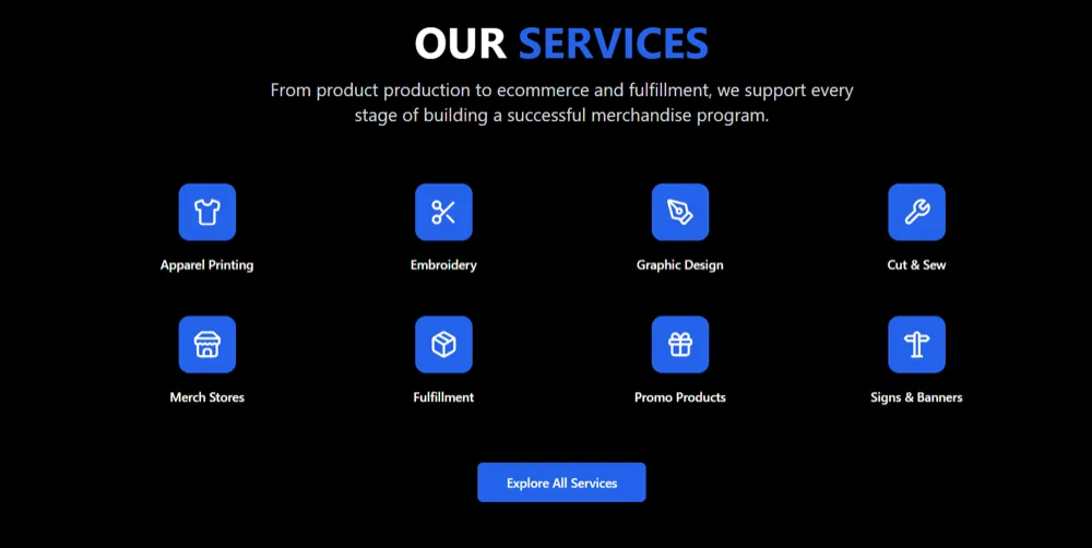 85 Supply Services layout concept